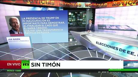 Joe Biden ya programa la ceremonia de investidura e insta a Trump a asistir al evento