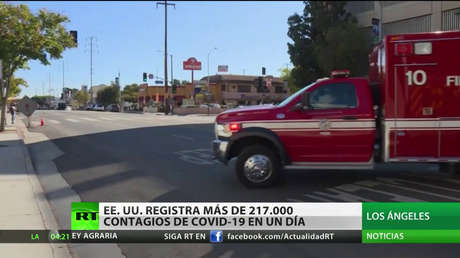 EE.UU. registra más de 217.000 casos de covid-19 en un día