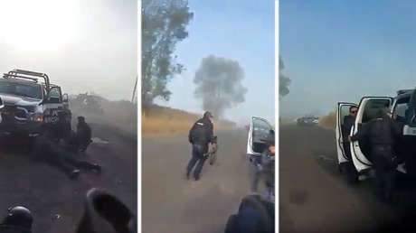VIDEO: Fuerzas armadas mexicanas se defienden a tiros de presuntos sicarios del Cártel Jalisco Nueva Generación en Michoacán