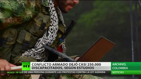 Conflicto armado en Colombia dejó casi 250.000 discapacitados, según estudios