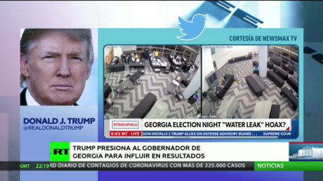 Trump presiona al gobernador de Georgia para influir en los resultados de las elecciones