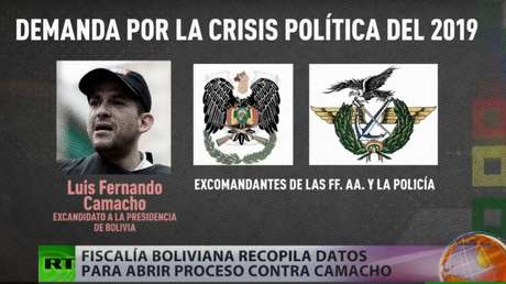 La Fiscalía de Bolivia recopila datos para abrir un proceso judicial contra el opositor Luis Camacho