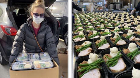 Una pareja cancela su boda a causa del covid-19 y usa el catering para alimentar a los más necesitados