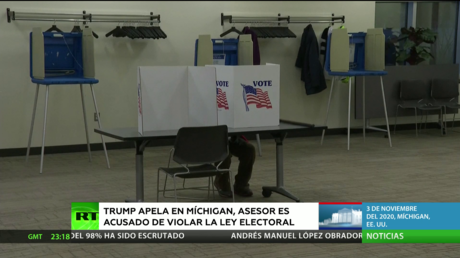 Trump apela en Míchigan y reclama presunto fraude electoral