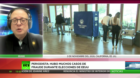 Periodista: Hubo muchos casos de fraude durante las elecciones en EE.UU.