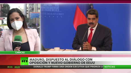Maduro, dispuesto al diálogo con la oposición y con el nuevo Gobierno de EE.UU.
