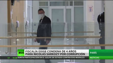 Fiscalía francesa exige una condena de 4 años para el expresidente Nicolas Sarkozy por corrupción
