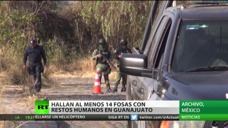 México: Hallan al menos 14 fosas con restos humanos en Guanajuato