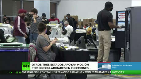 EE.UU.: Otros tres estados apoyan la moción de Texas por irregularidades en las elecciones