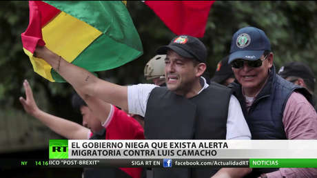 El Gobierno de Bolivia niega que exista alerta migratoria contra Luis Camacho