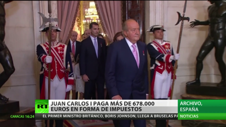 España: Juan Carlos I paga más de 678.000 euros en concepto de impuestos