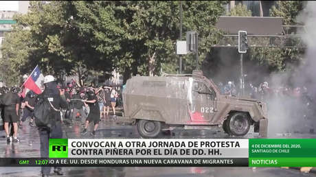 Nueva jornada de protestas en Chile durante el Día de los DD.HH.