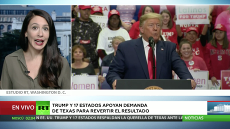 Trump y 17 estados apoyan la demanda de Texas para revertir su derrota electoral