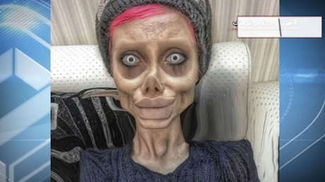 Condenan a 10 años de cárcel a la 'Jolie zombi' iraní por "promover la corrupción pública"