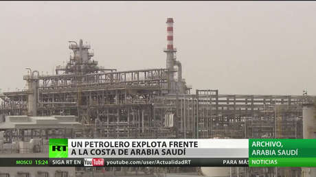 Explota un petrolero cerca de un puerto de Arabia Saudita