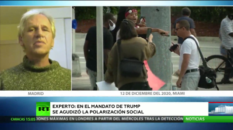 Analista político remarca cómo el mandato de Trump agudizó la polarización social en EE.UU.