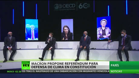 Macron propone un referéndum para la defensa del clima en la Constitución