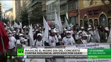 Cuatro personas asesinadas y dos menores gravemente heridos en una masacre en Colombia