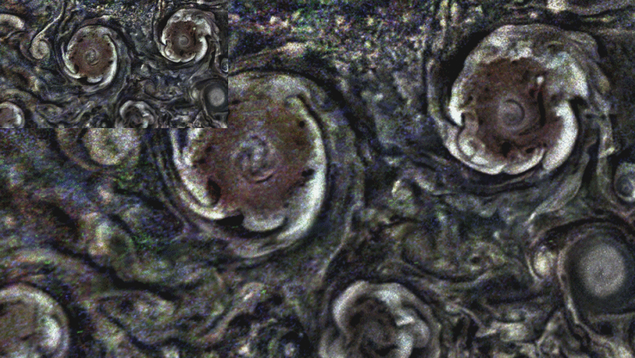 Ciclones polares en Júpiter