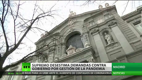 El Tribunal Supremo de España desestima demandas contra el Gobierno por la gestión de la pandemia