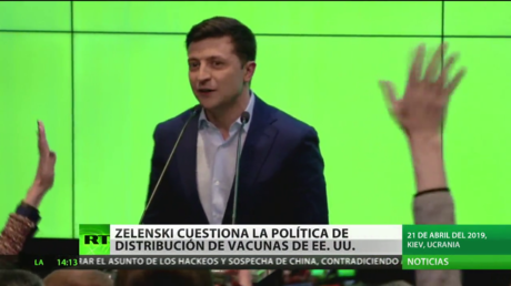El presidente ucraniano cuestiona la política de distribución de vacunas de EE.UU.