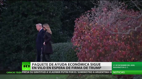 EE.UU.: El paquete de estímulo económico sigue en vilo a la espera de la firma de Trump
