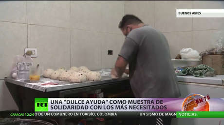 Iniciativas locales ofrecen pan dulce como muestra de solidaridad para los más necesitados en Argentina