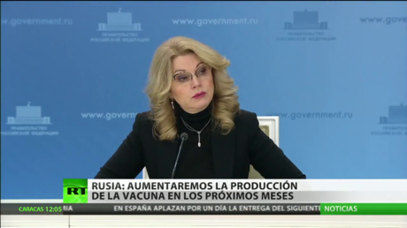 Rusia afirma que aumentará la producción de la vacuna Sputnik V en los próximos meses