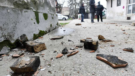 VIDEO: Momento en que el sismo de magnitud 6,4 en Croacia interrumpe una sesión de la Asamblea Nacional de Eslovenia