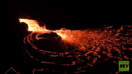 VIDEO: Así luce el interior del volcán Kilauea al entrar en erupción