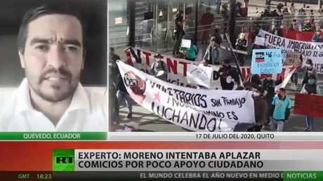 Analista político: "El Gobierno de Ecuador ha pretendido postergar las elecciones porque los candidatos oficialistas carecen de suficiente aceptación"