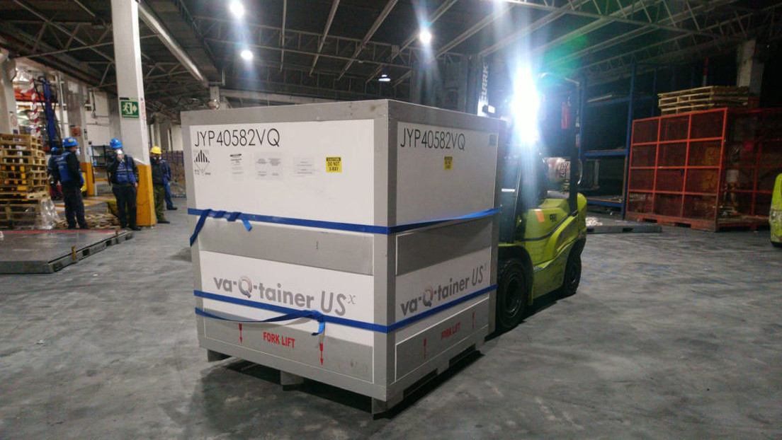 Llega a México el primer lote de sustancia activa para producir la vacuna de AstraZeneca contra el covid-19