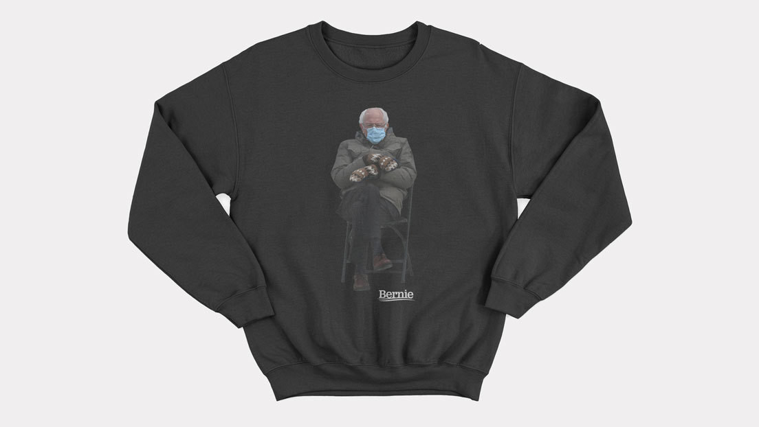 Bernie Sanders capitaliza su meme surgido tras la investidura de Biden (FOTO)