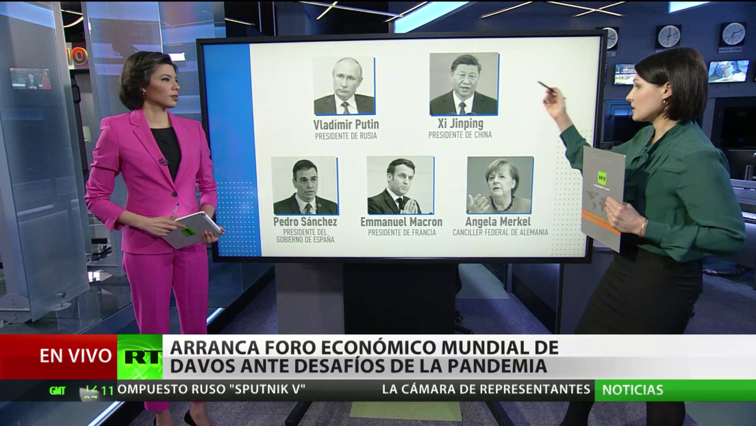 Comienza el Foro Económico Mundial de Davos ante desafíos de la pandemia