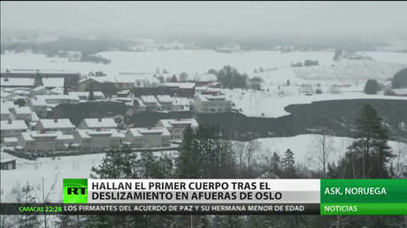Hallan el primer cuerpo tras el deslizamiento en las afueras de Oslo