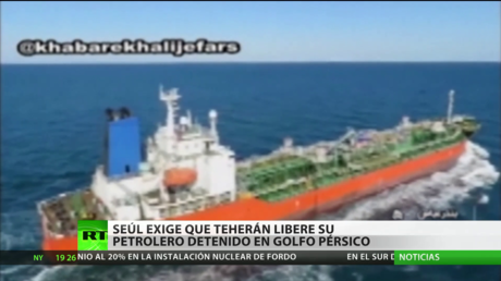 Corea del Sur exige a Irán que libere su petrolero detenido en el Golfo Pérsico