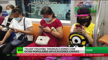 Trump prohíbe hacer transacciones con ocho populares aplicaciones chinas