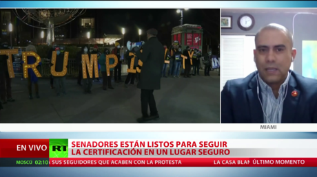 Activista político: El caos vivido en Washington "es consecuencia de la gran división política y social que hay en EE.UU."