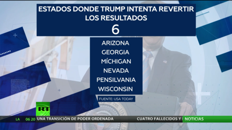 Los puntos clave de la batalla legal de Trump para revertir el resultado electoral