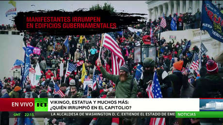 Un vikingo, la estatua de la libertad y muchos más: ¿quiénes irrumpieron en el Capitolio?