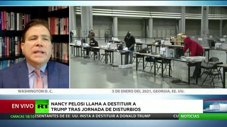 Nancy Pelosi llama a destituir a Trump tras la jornada de disturbios