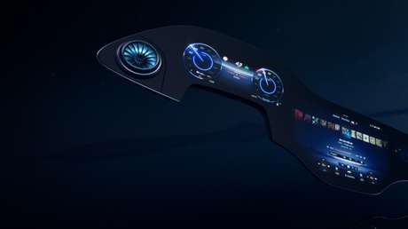 Un "cerebro" sin botones ni palancas: Mercedes-Benz presenta la gigantesca pantalla de sus autos eléctricos (VIDEO)