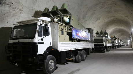 Irán revela una nueva base subterránea: "Estas columnas de misiles se extienden por kilómetros" (FOTOS)