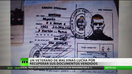 Un veterano de Malvinas lucha por recuperar sus documentos vendidos