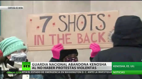 EE.UU. retira de Kenosha la Guardia Nacional ante la ausencia de protestas violentas