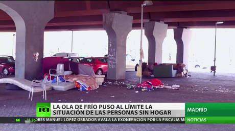 España: La ola de frío lleva al límite la situación de los sintecho