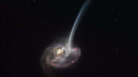Observan por primera vez la muerte de una galaxia muy lejana