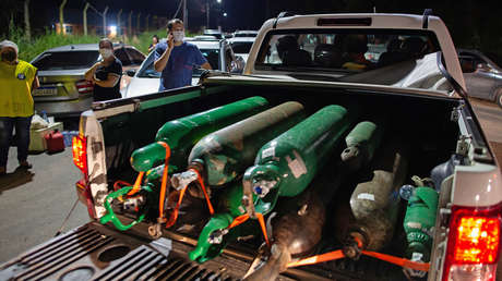 Llega a Brasil el cargamento de oxígeno proveniente de Venezuela que será destinado a atender la crisis por covid-19 en Manaos