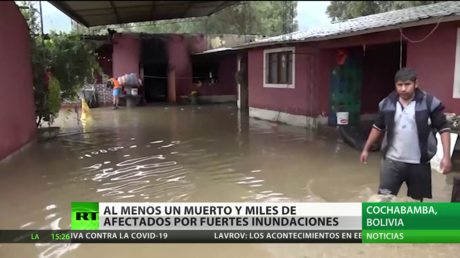 Fuertes inundaciones en Bolivia dejan al menos un muerto y miles de afectados