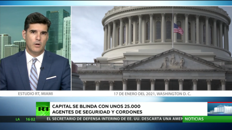 EE.UU. aguarda la inauguración de Biden entre medidas de seguridad extremas